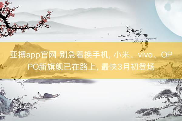 亚搏app官网 别急着换手机, 小米、vivo、OPPO新旗舰已在路上, 最快3月初登场
