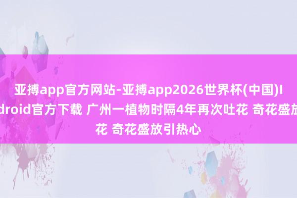 亚搏app官方网站-亚搏app2026世界杯(中国)IOS/Android官方下载 广州一植物时隔4年再次吐花 奇花盛放引热心