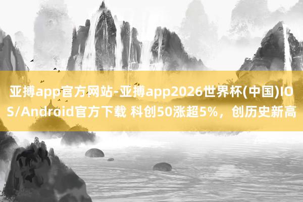 亚搏app官方网站-亚搏app2026世界杯(中国)IOS/Android官方下载 科创50涨超5%，创历史新高
