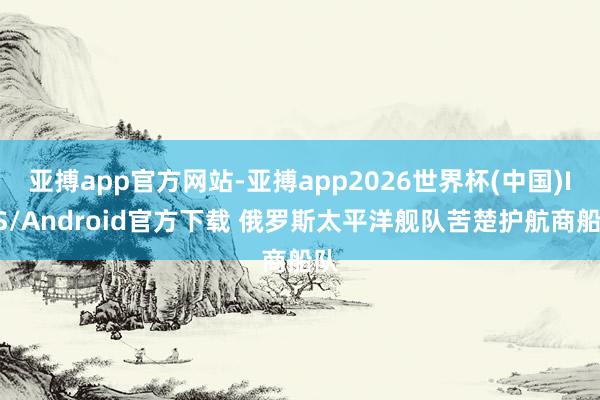 亚搏app官方网站-亚搏app2026世界杯(中国)IOS/Android官方下载 俄罗斯太平洋舰队苦楚护航商船队